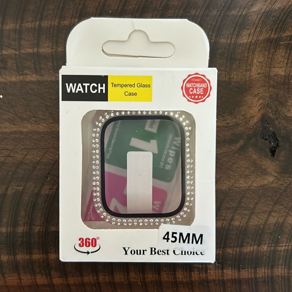 Clear Rhinestone 45MM Apple Watch Face Cover